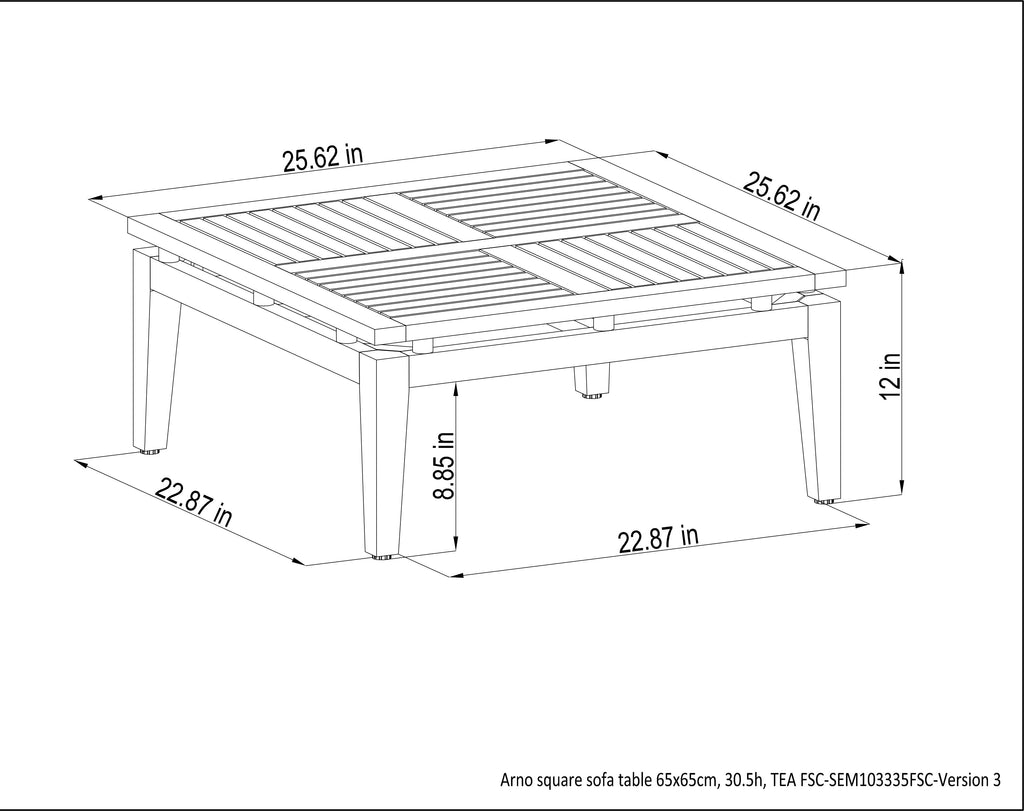 Arno Corner Set Light 6pc