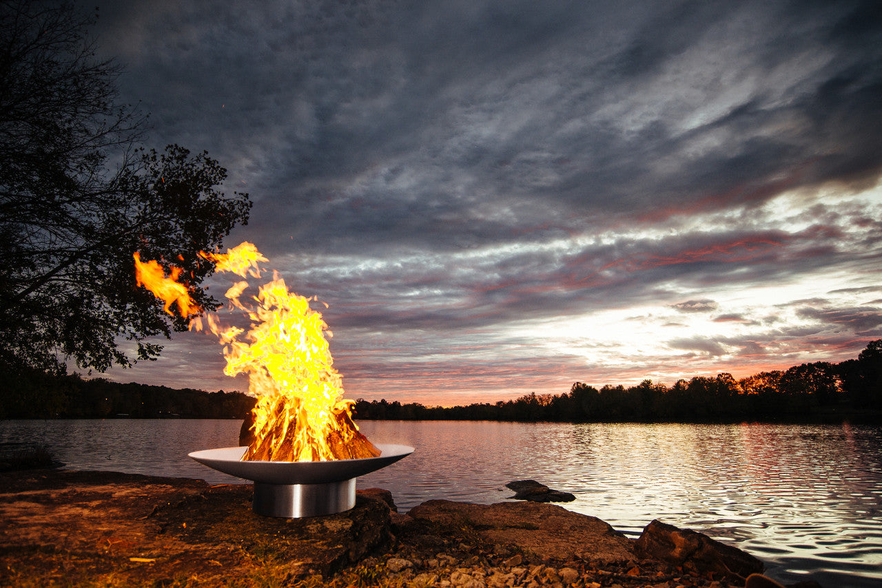 Bella Vita 70" Stainless Steel Fire Pit