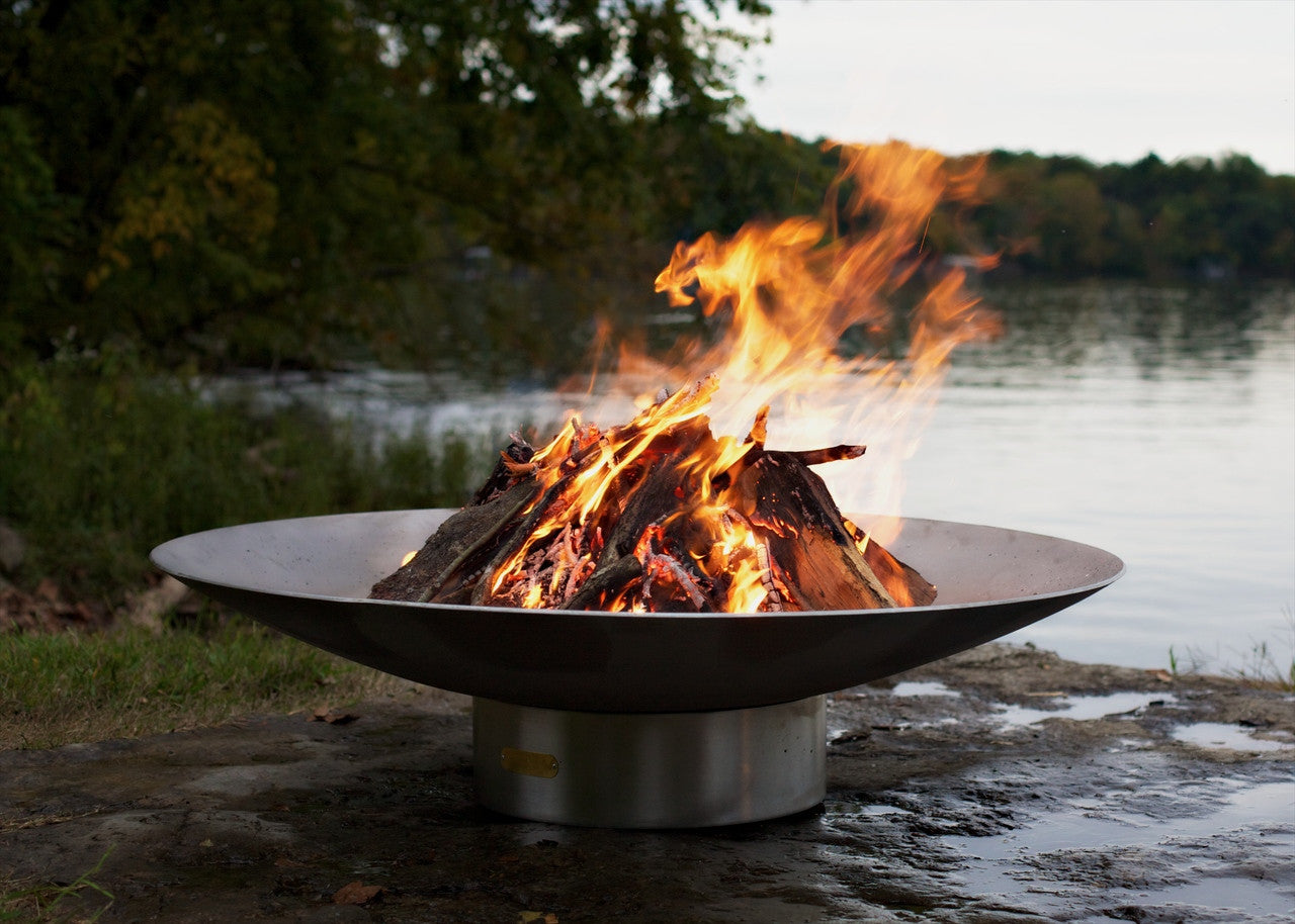 Bella Vita 70" Stainless Steel Fire Pit