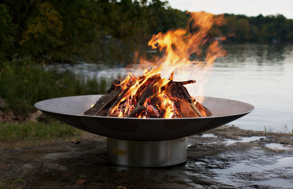 Bella Vita 46" Stainless Steel Fire Pit
