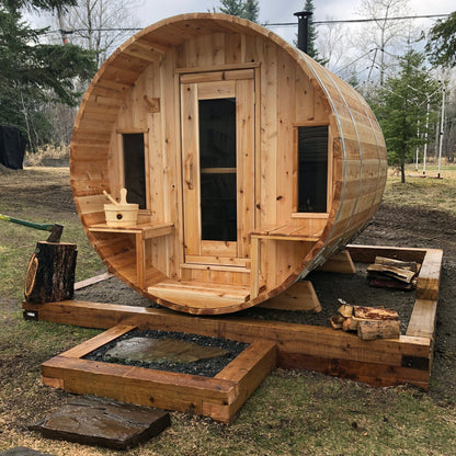 LeisureCraft CT Tranquility Barrel Sauna