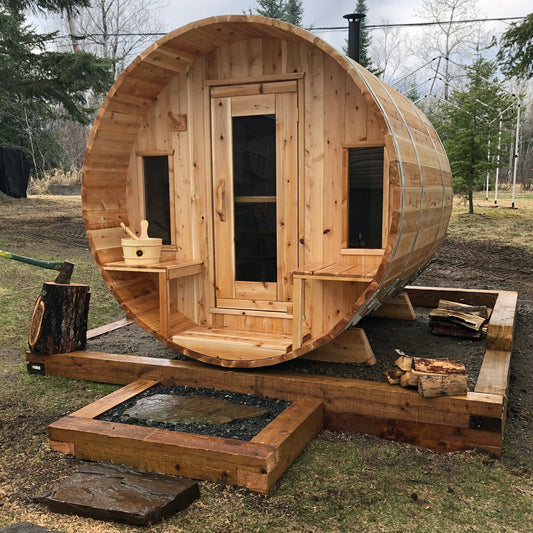 LeisureCraft CT Tranquility Barrel Sauna