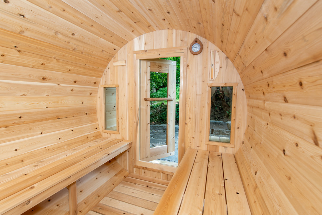 Canadian Timber Tranquility Barrel Sauna
