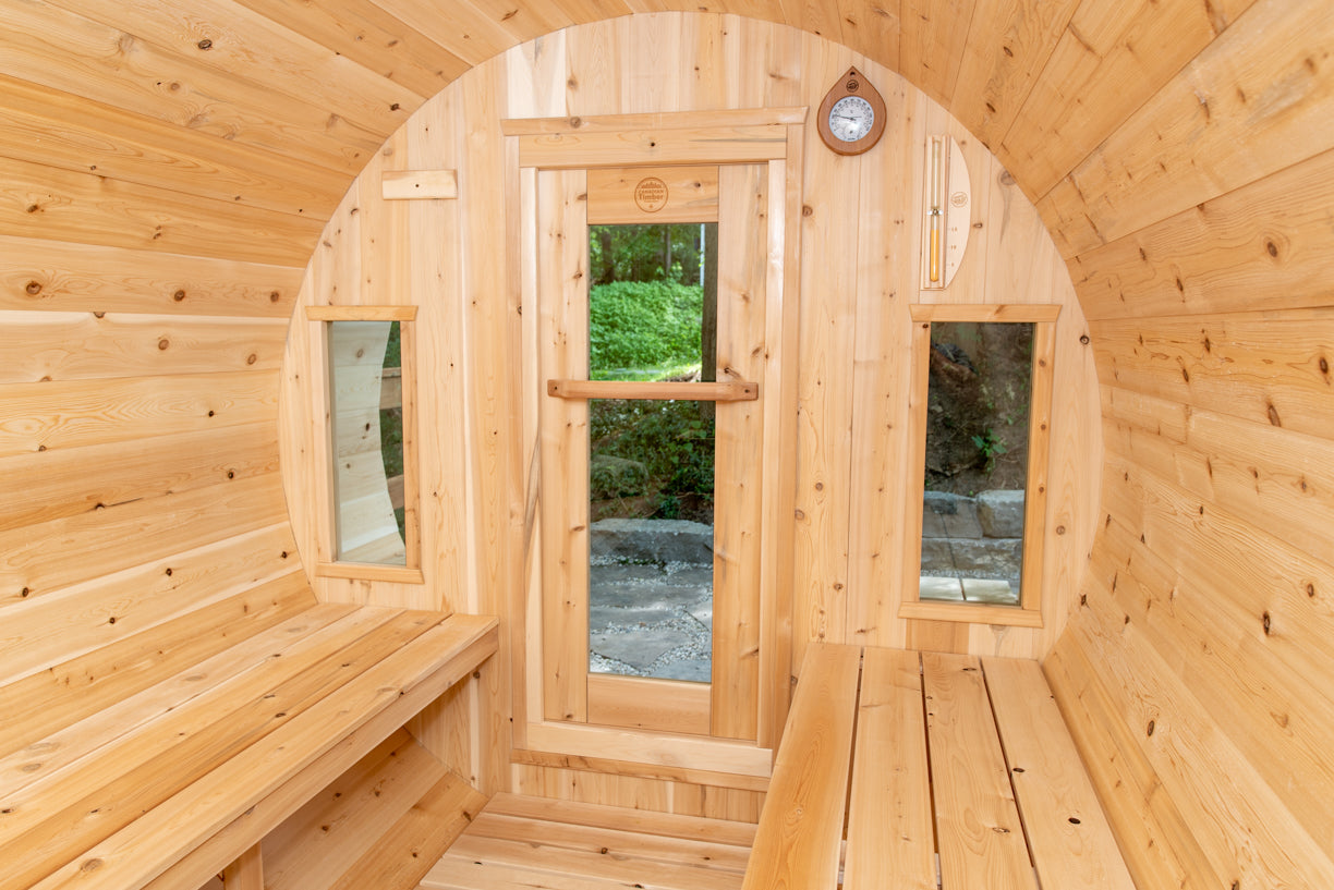 Canadian Timber Tranquility Barrel Sauna