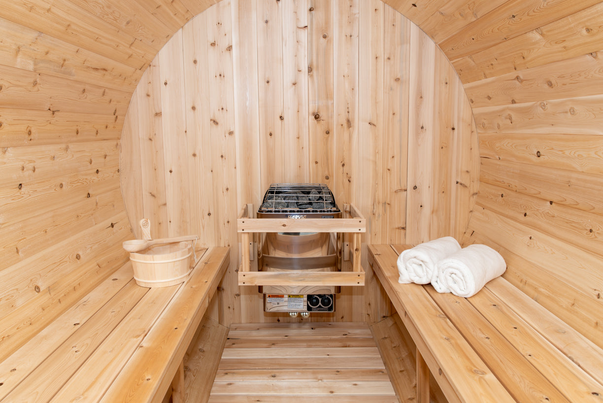 Canadian Timber Tranquility Barrel Sauna