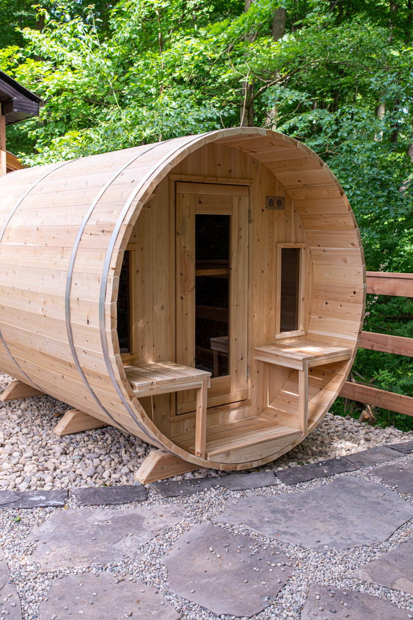 LeisureCraft CT Tranquility Barrel Sauna