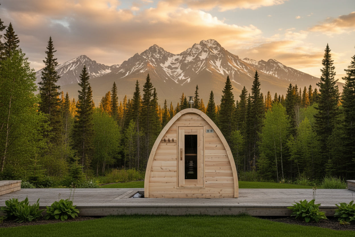 Canadian Timber MiniPOD Outdoor Sauna