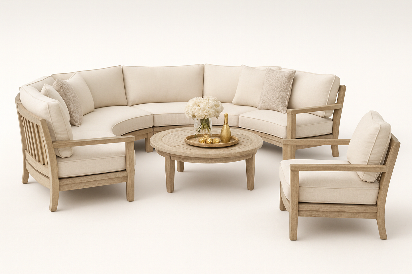 The Capri Round Lounge Ensemble