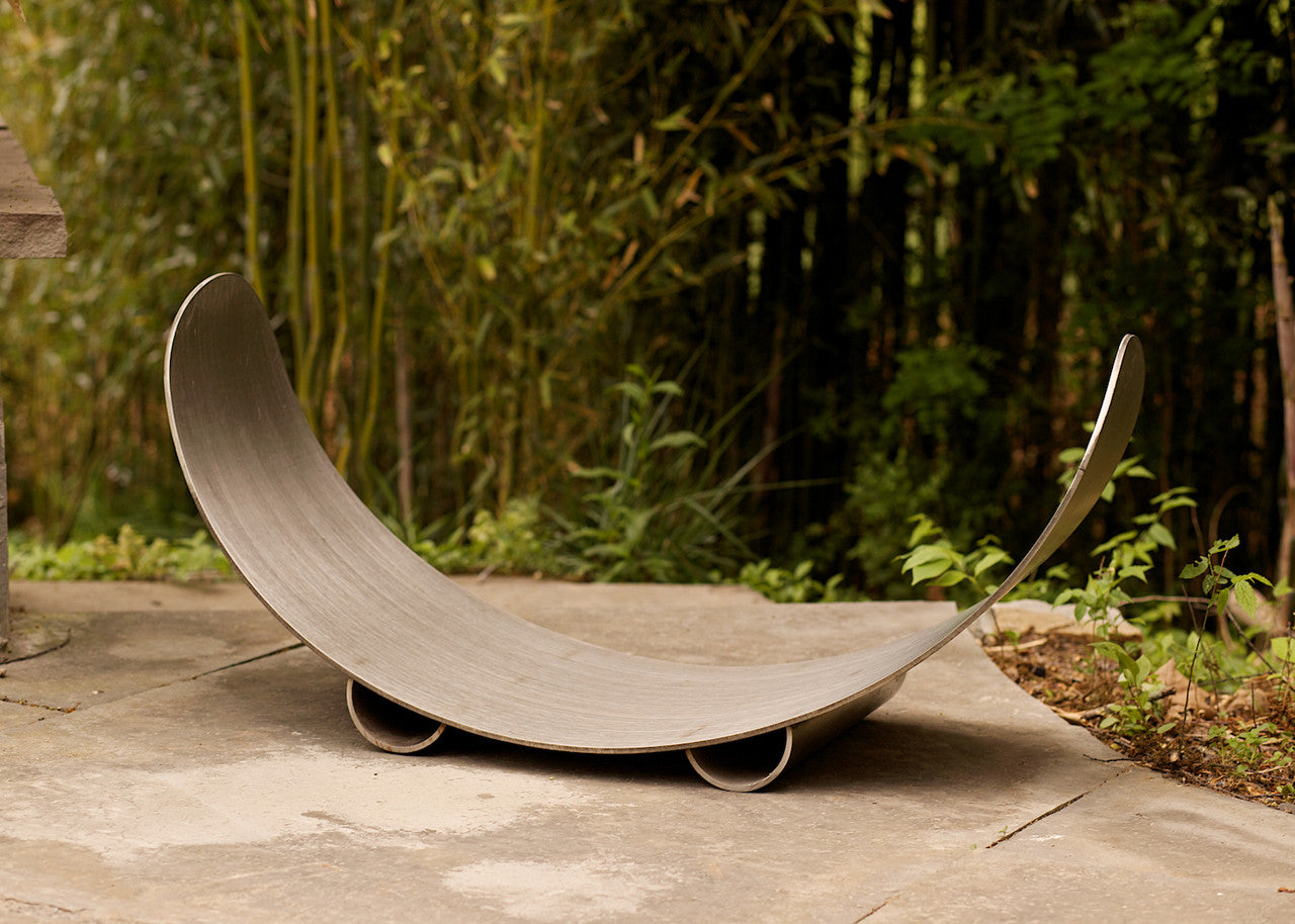 Crescent Stainless Steel Log Rack