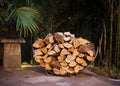 Crescent Stainless Steel Log Rack