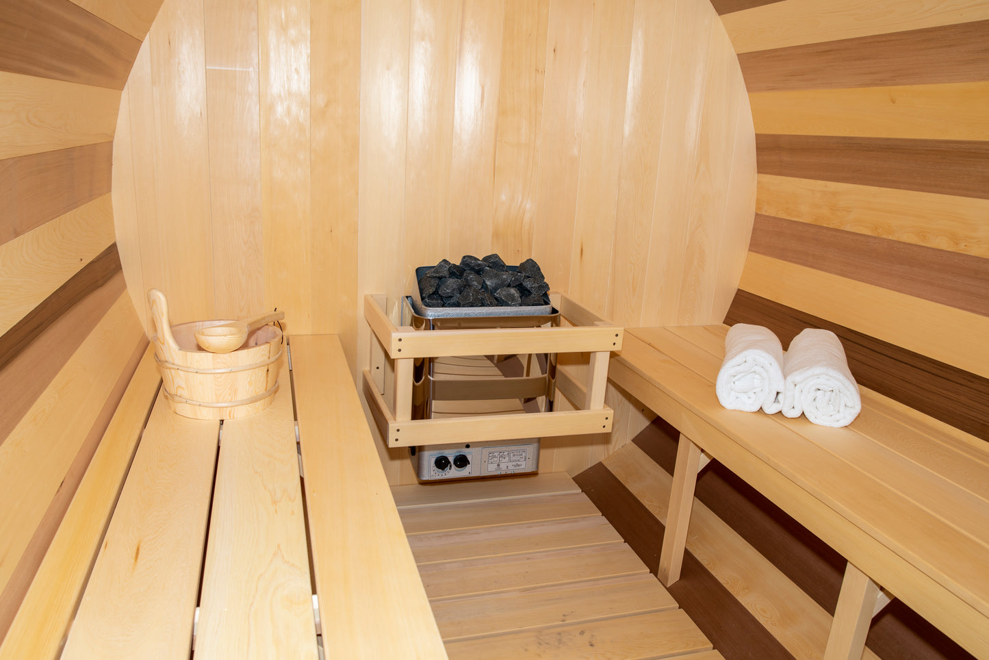 LeisureCraft CT Tranquility Barrel Sauna