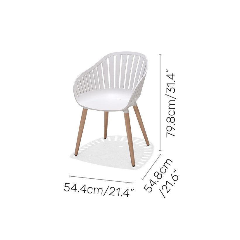 Nassau 3pc Bistro Set – White Social Plastic®