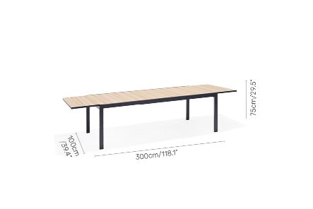 Panama Dark 11 Piece Extending Set