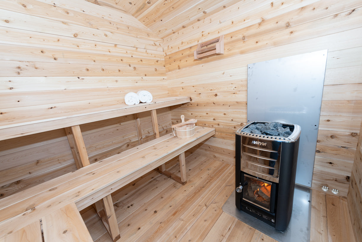 Canadian Timber Georgian Cabin Outdoor Sauna