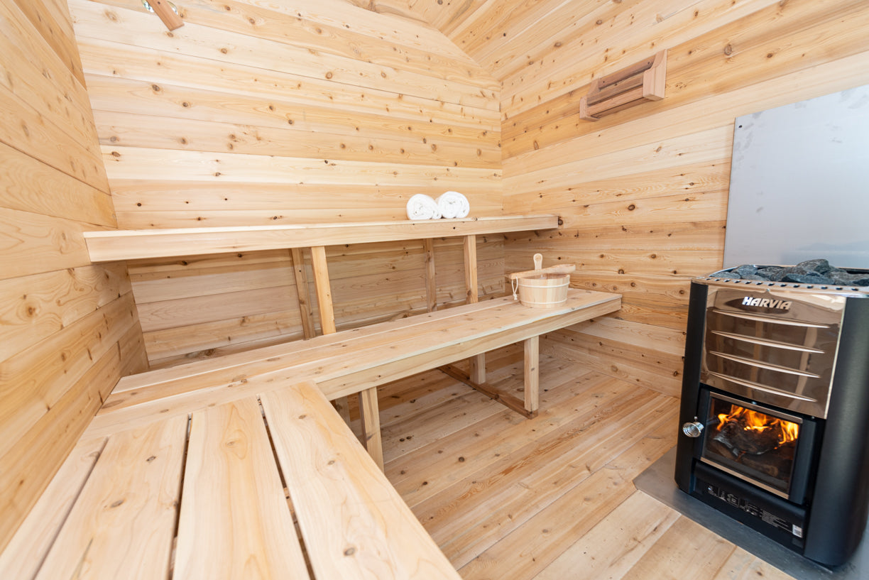 Canadian Timber Georgian Cabin Outdoor Sauna