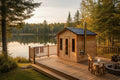 Canadian Timber Georgian Cabin Outdoor Sauna