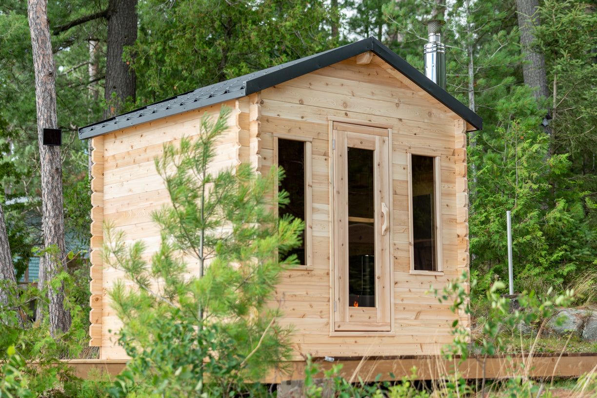 Canadian Timber Georgian Cabin Outdoor Sauna