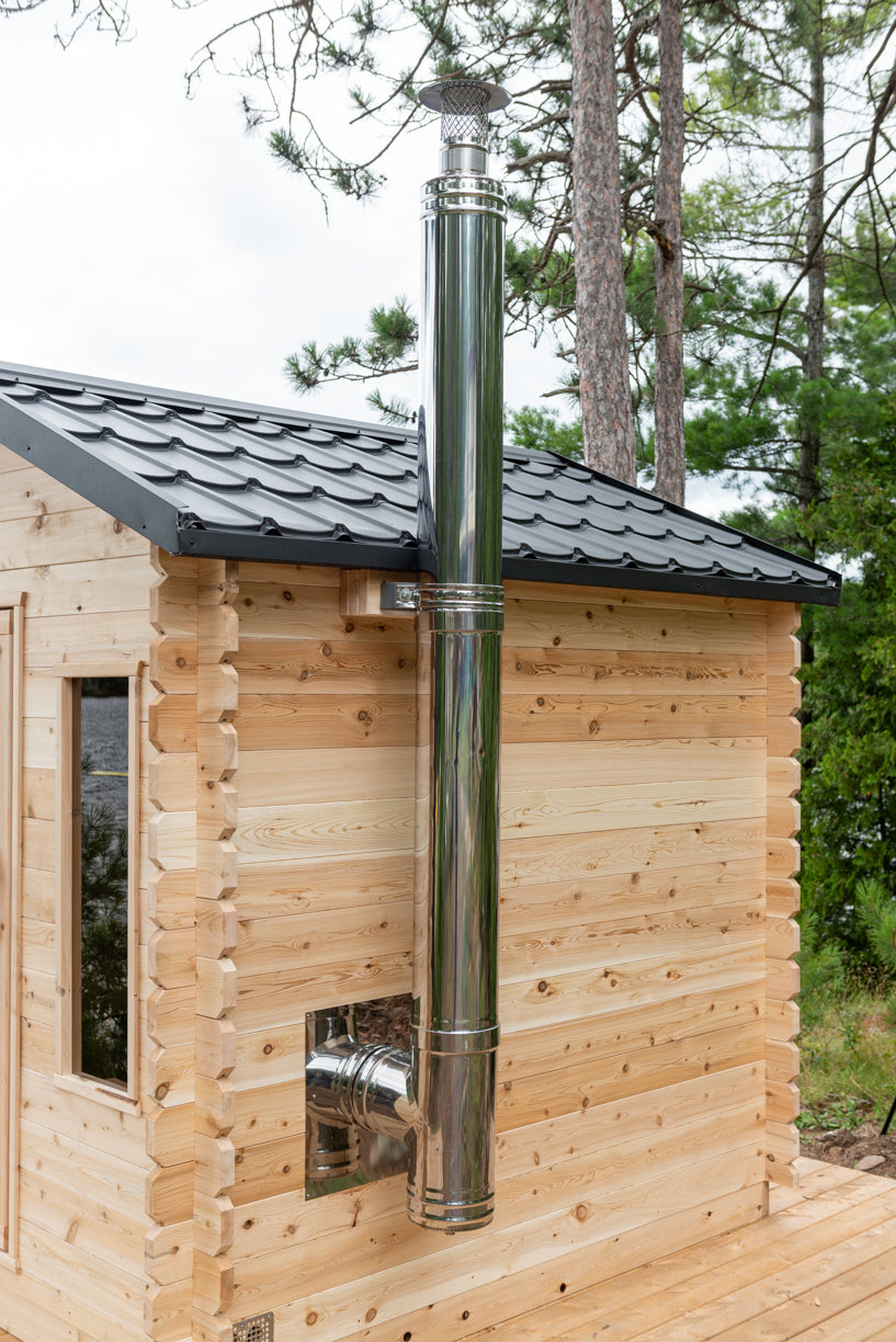 Canadian Timber Georgian Cabin Outdoor Sauna
