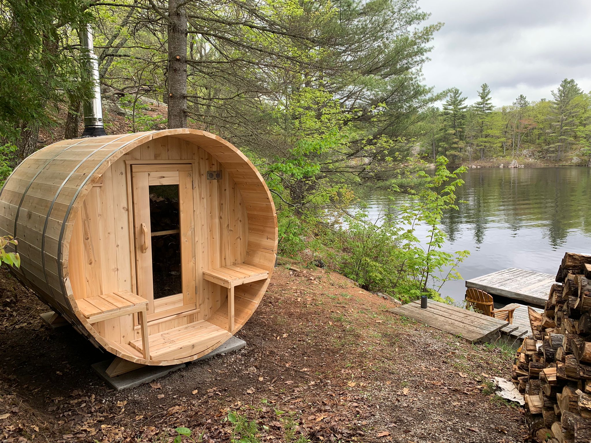 Canadian Timber Serenity Barrel Sauna