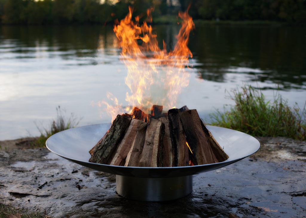 Bella Vita 46" Stainless Steel Fire Pit