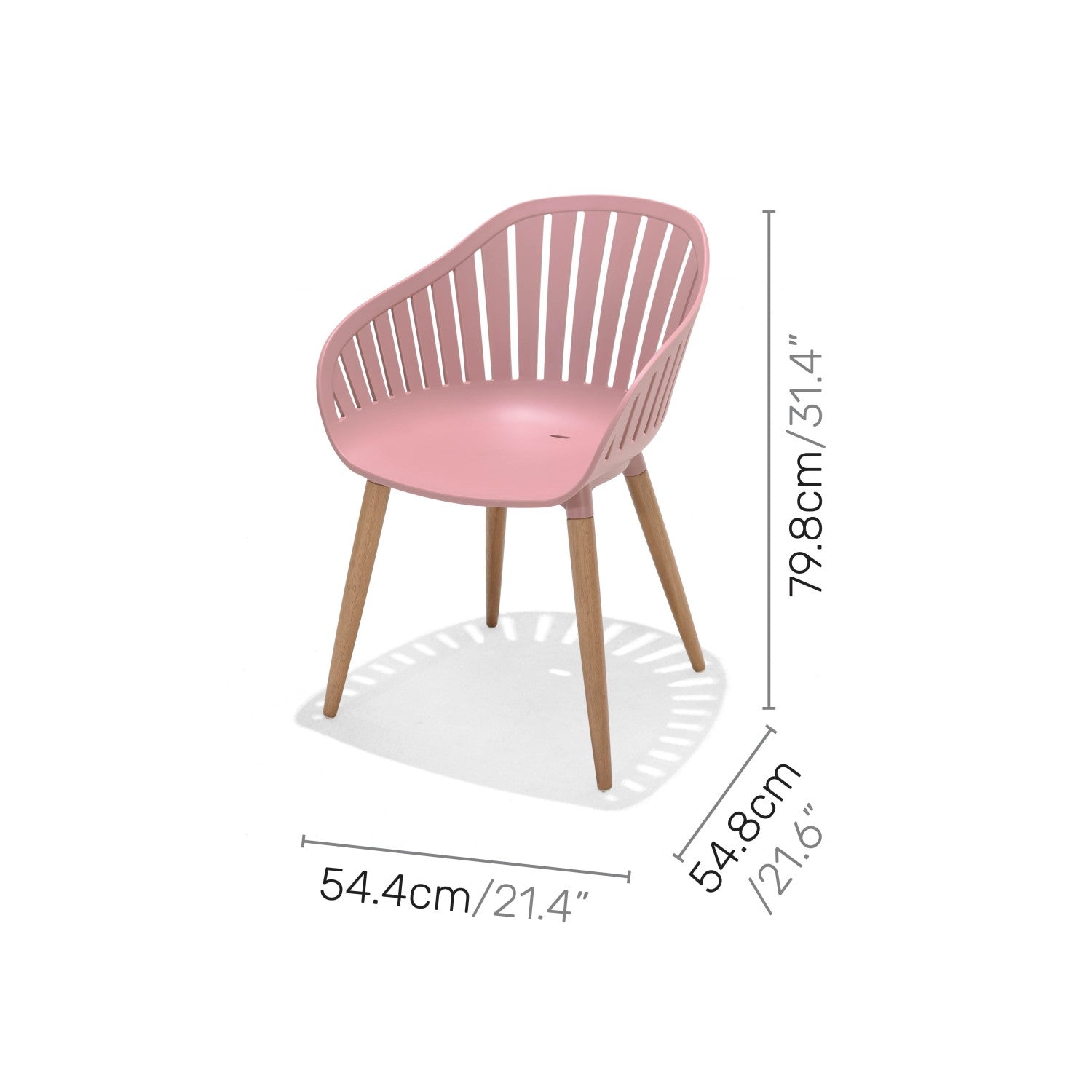 Nassau Bistro Set – Peony Pink Social Plastic® - 3pc