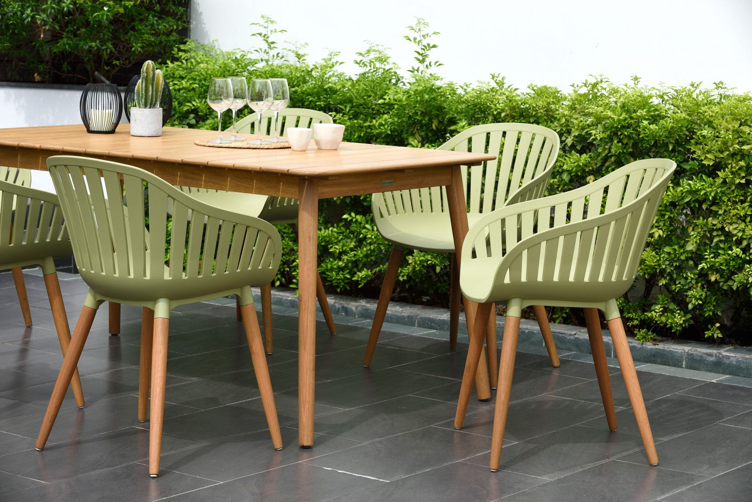 Nassau Rectangular Hardwood Table