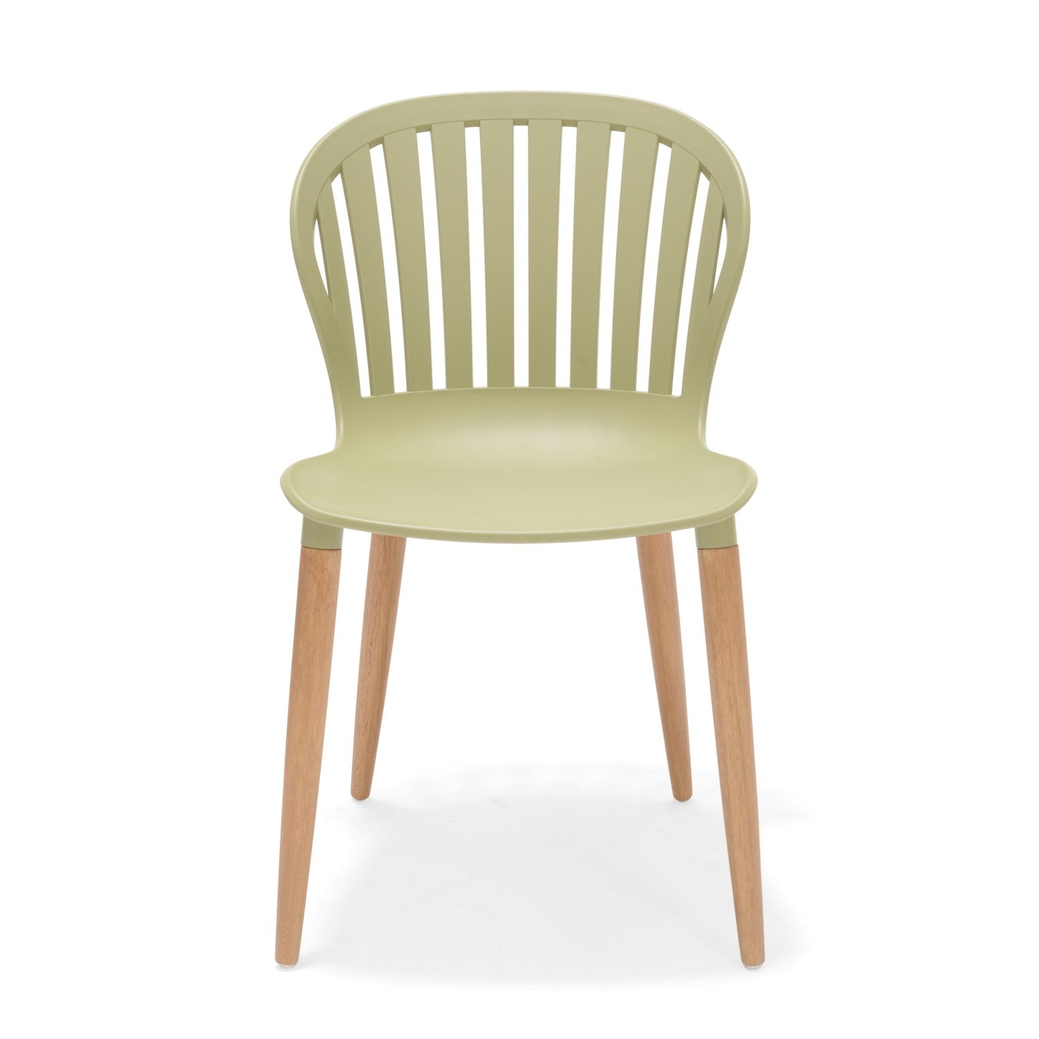 Nassau Side Chair In Sage Green Social Plastic® - 2pc