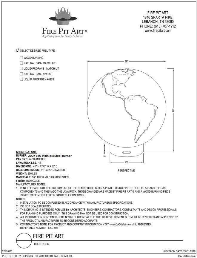 Third Rock Globe