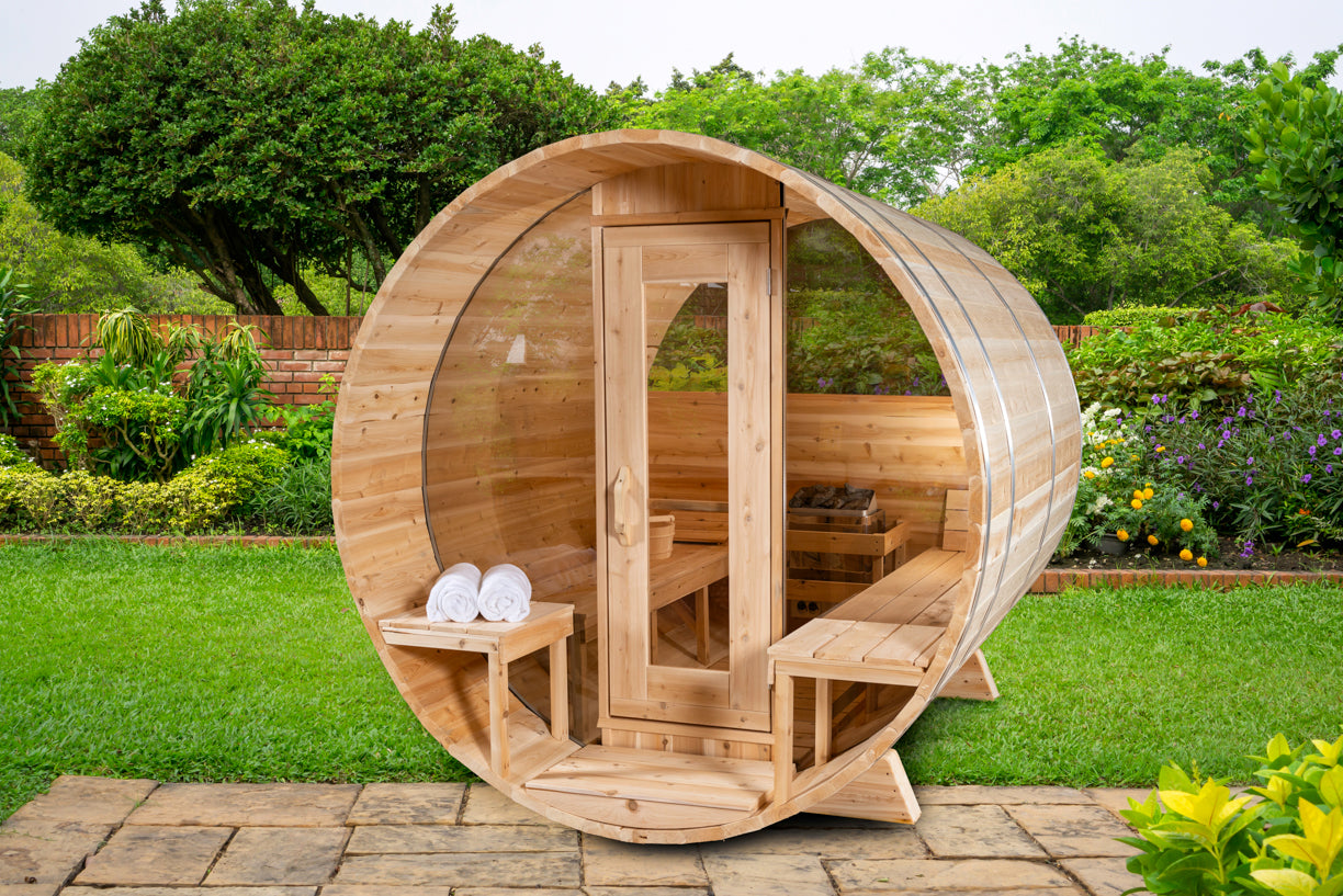 LeisureCraft Serenity MP Barrel Sauna