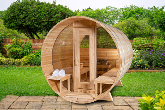 LeisureCraft Serenity MP Barrel Sauna