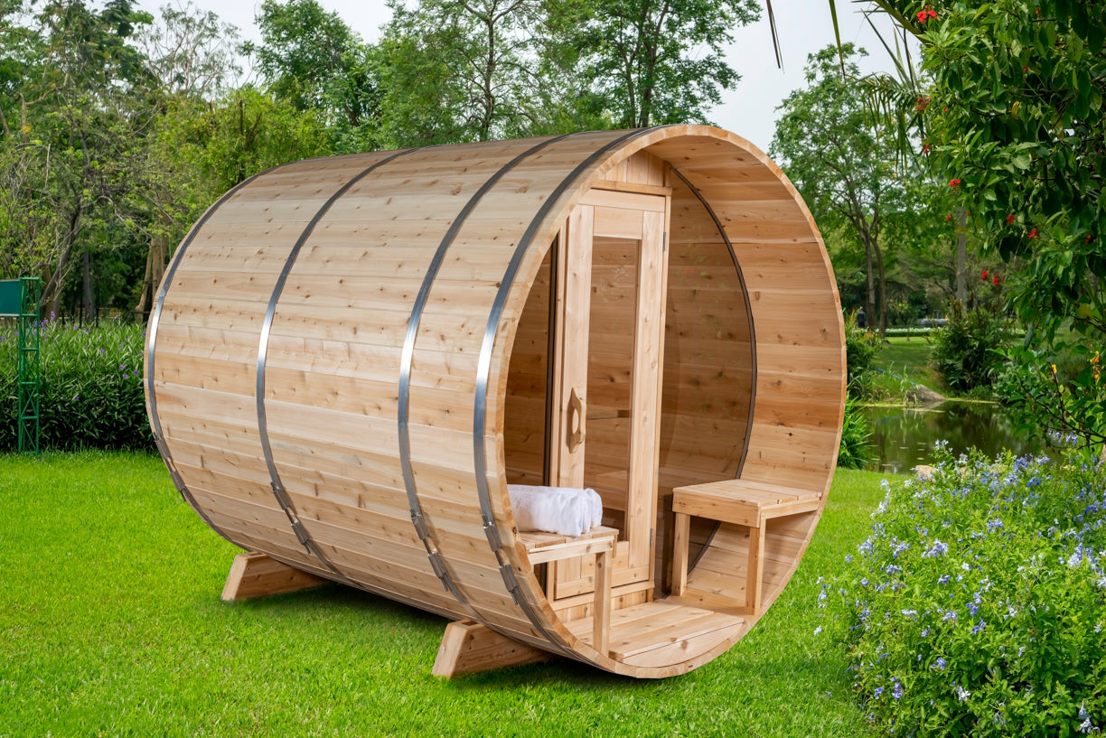 LeisureCraft Serenity MP Barrel Sauna