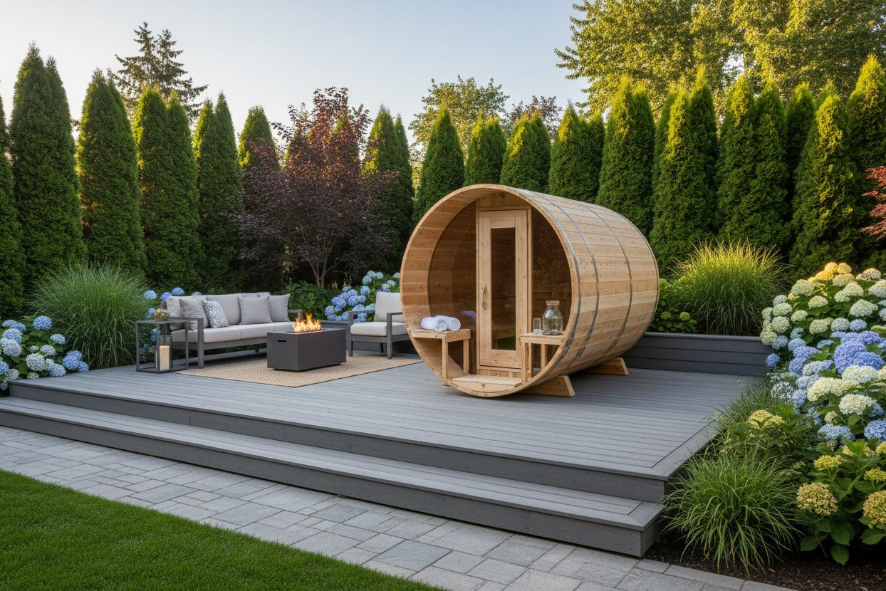 Canadian Timber Serenity MP Barrel Sauna
