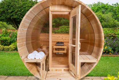 LeisureCraft Serenity MP Barrel Sauna