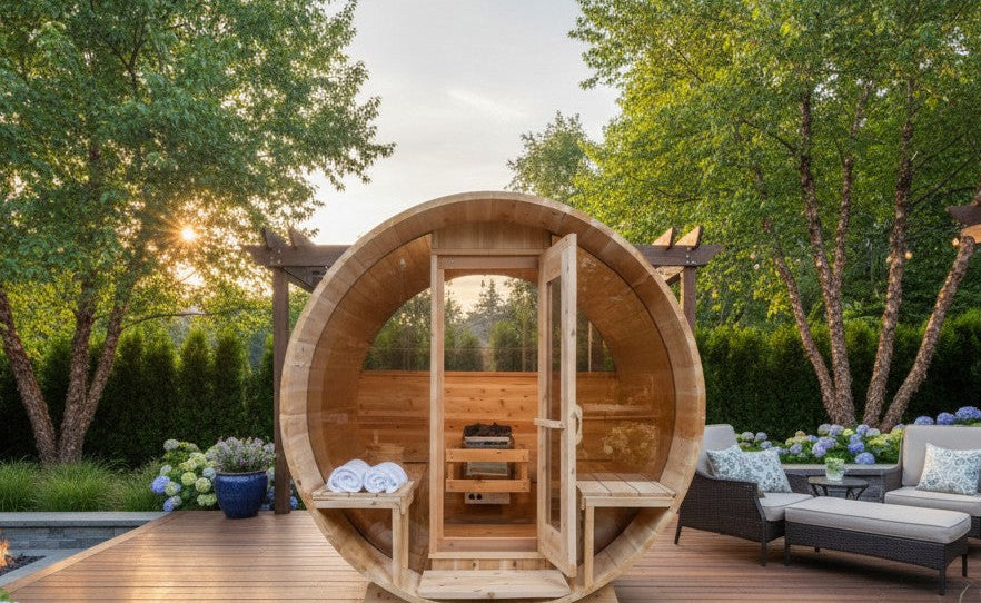 Canadian Timber Serenity MP Barrel Sauna