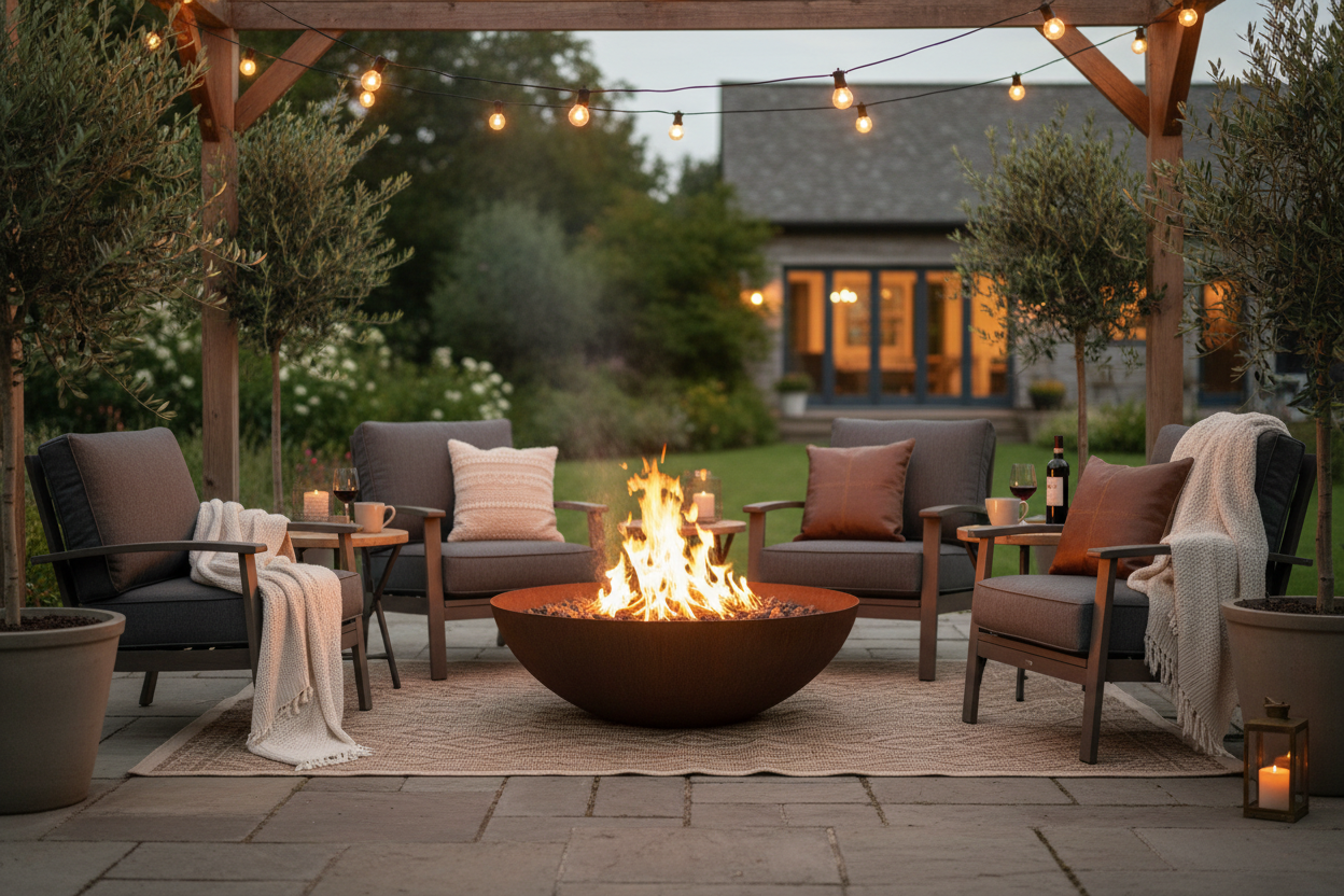 outdoor fire pit