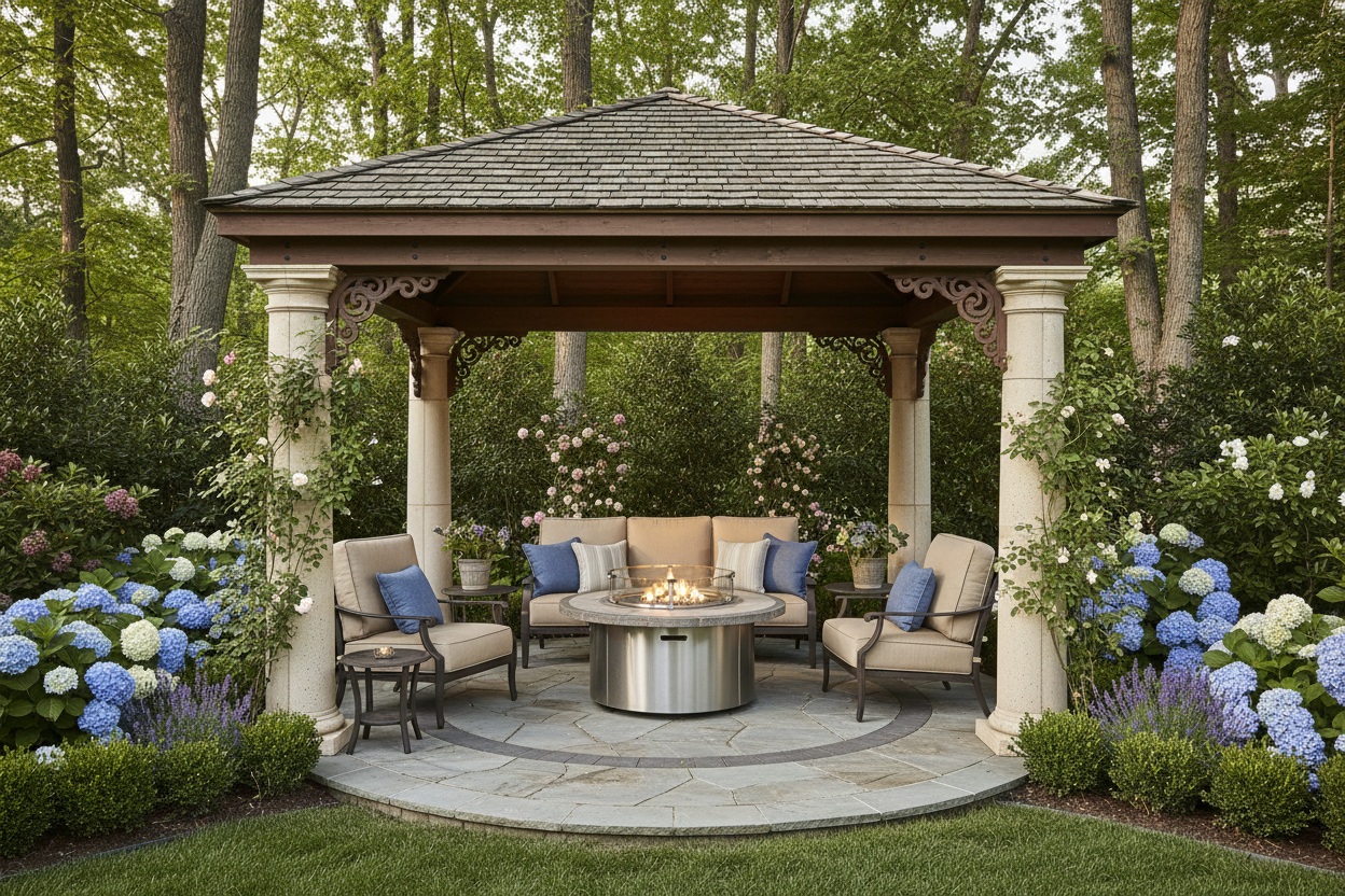 outdoor patio square gazebo 