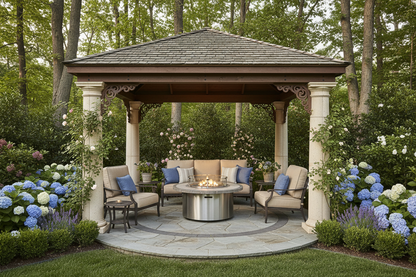 outdoor patio square gazebo 