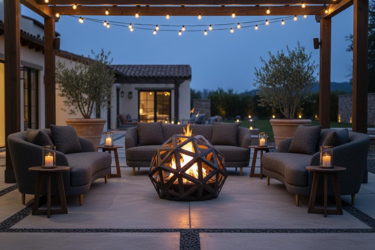 outdoor unique firepit 